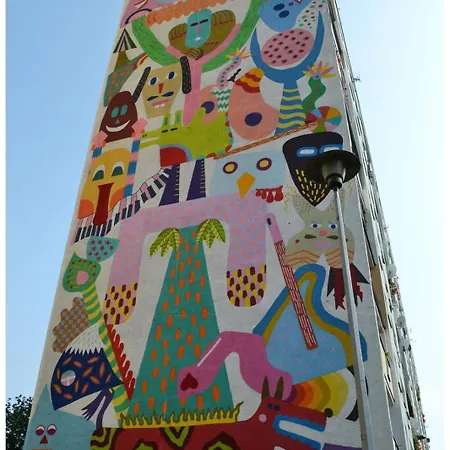 Apartament Street Art Zaspa - Wsrod Murali Apartment Gdansk Exterior photo